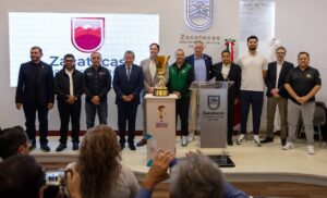 ZACATECAS RECIBE EL TROFEO MUNDIAL FIBA