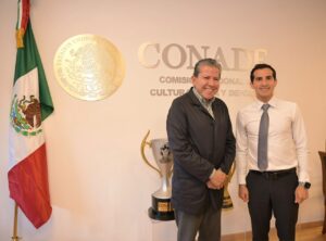MONREAL ACUERDA NUEVOS PROYECTOS DEPORTIVOS CON LA CONADE