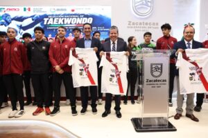 David Monreal anuncia el Campeonato Nacional de Taekwondo en Zacatecas